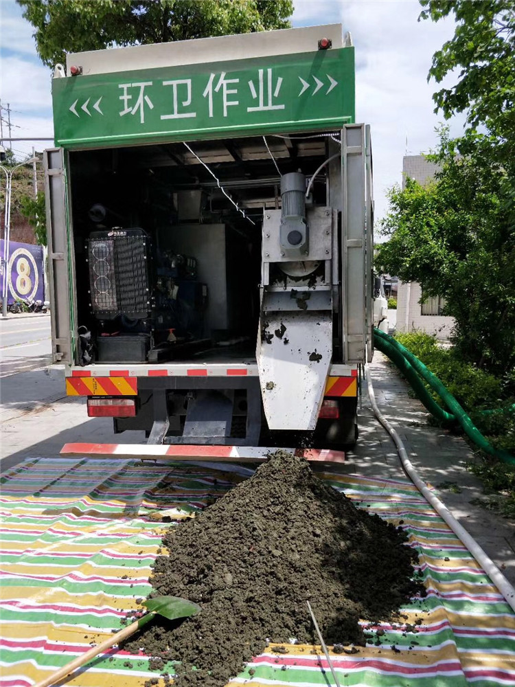 让胡路淤泥干湿分离