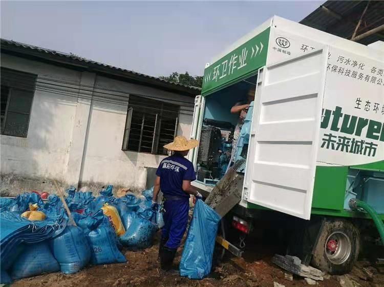 让胡路工业污泥压干处理